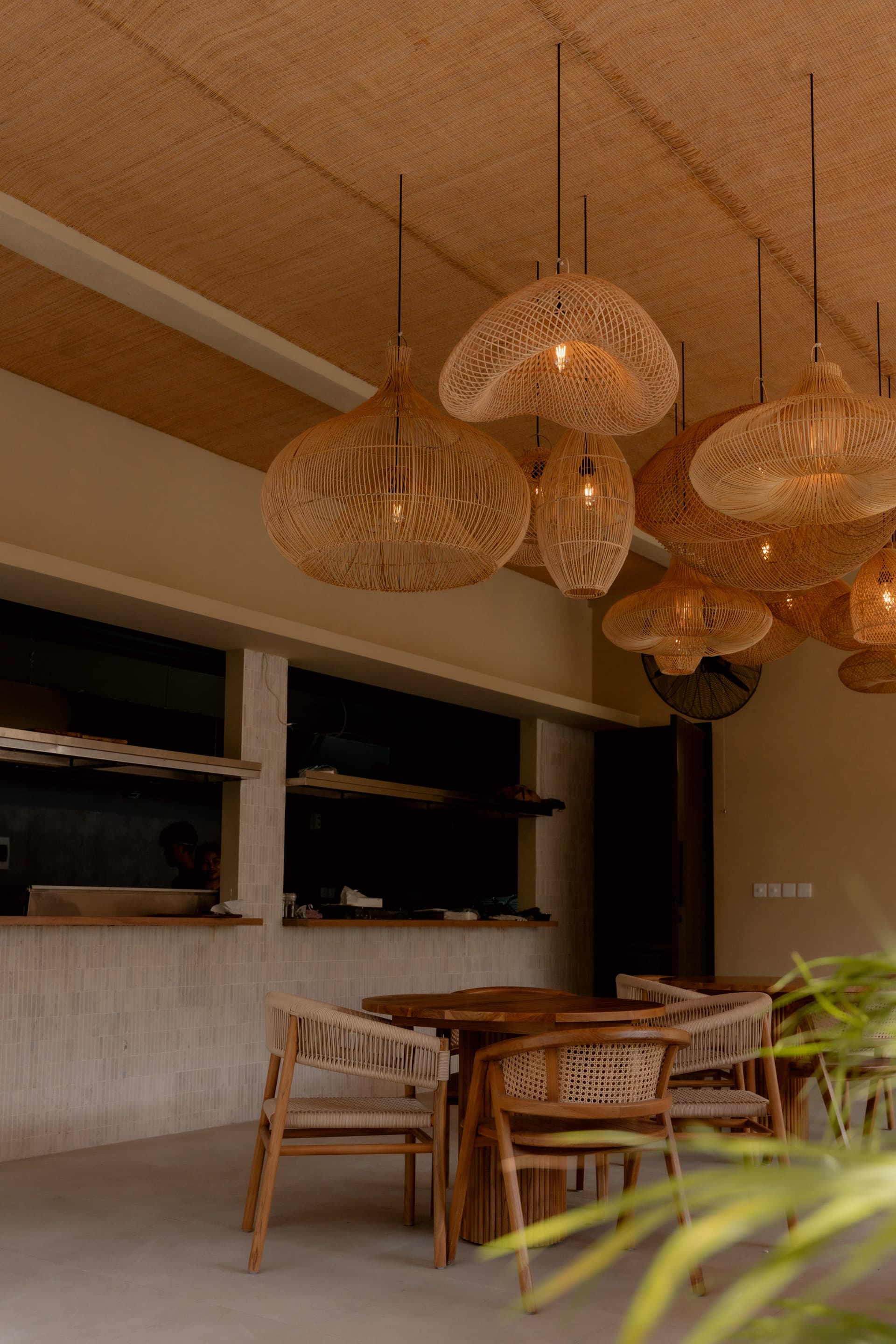 Amsterdam Bingin Uluwatu rattan lighting