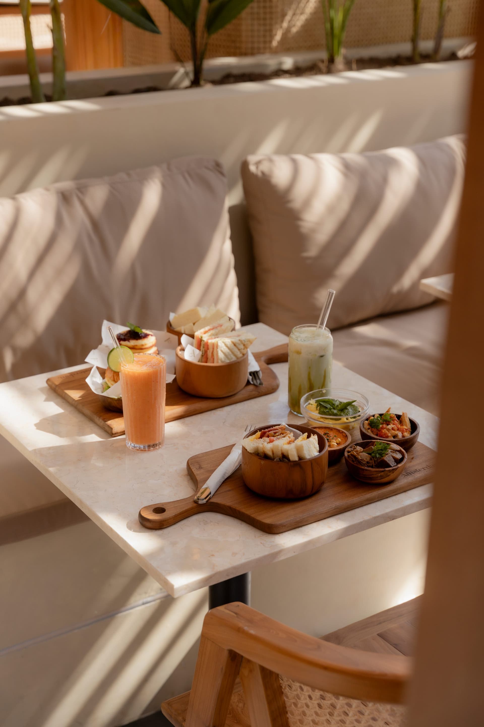 Lunch and fresh juice at Amsterdam Bingin Uluwatu