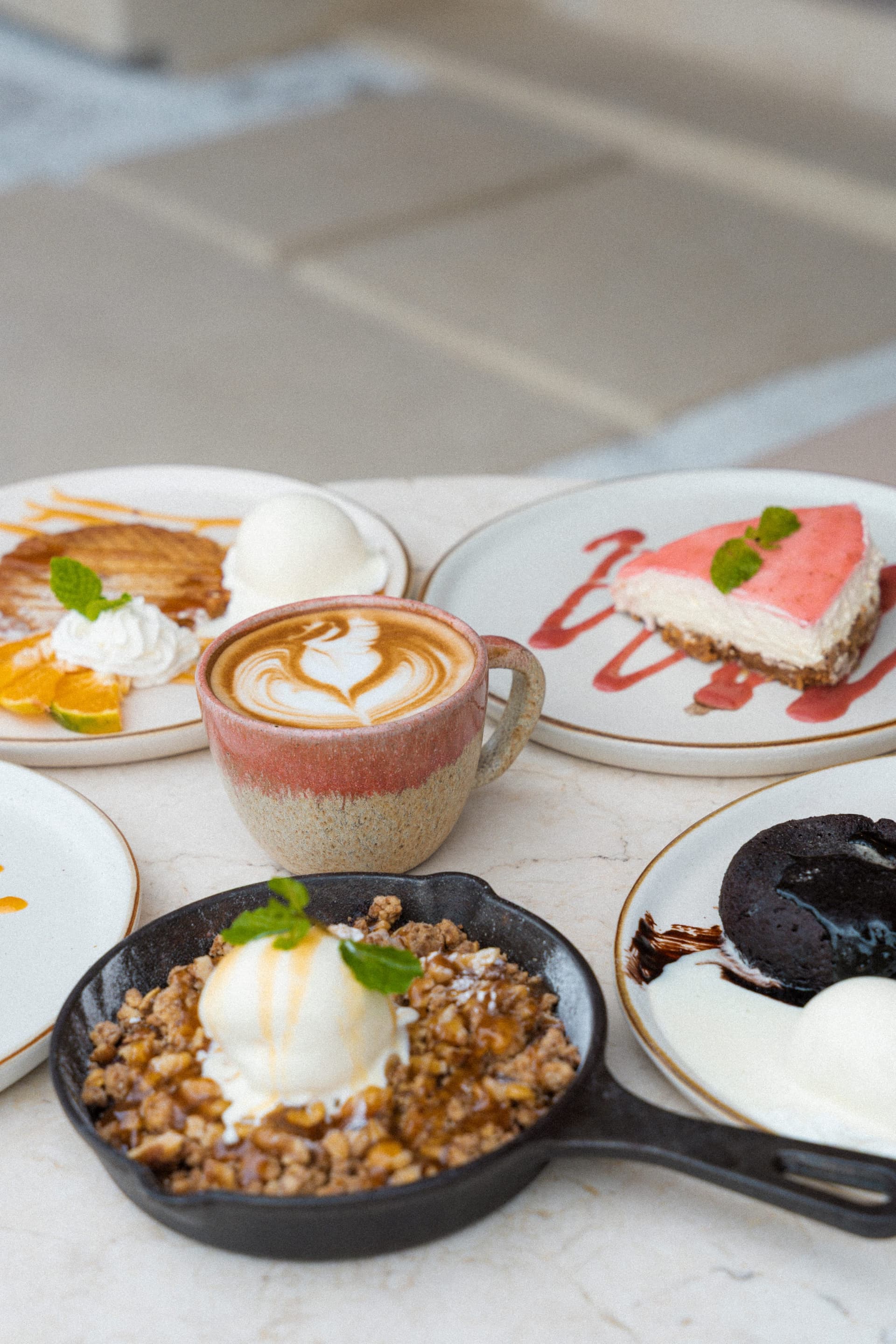 Dessert plate at Amsterdam Ubud