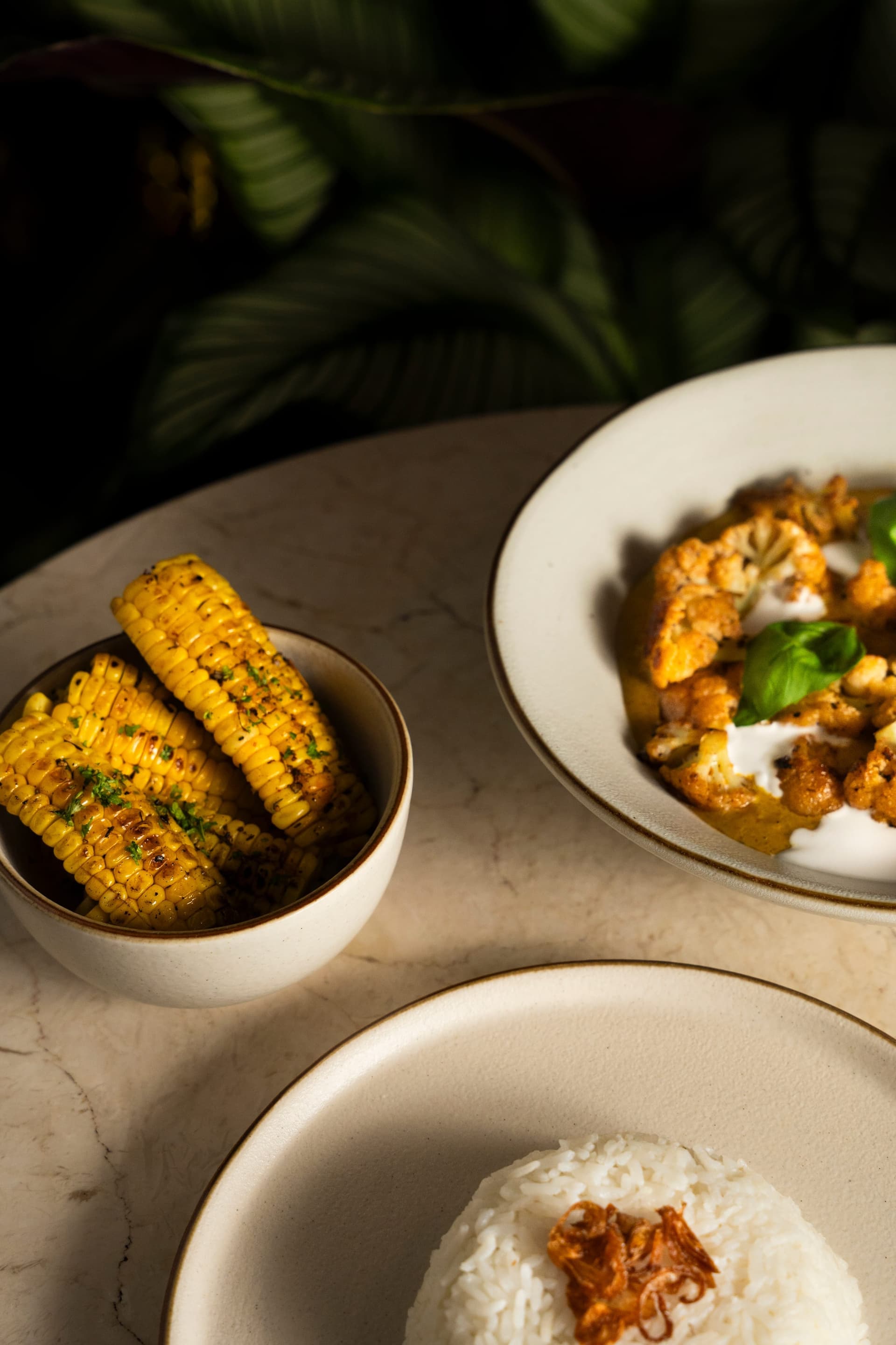 Dinner plate at Amsterdam Ubud